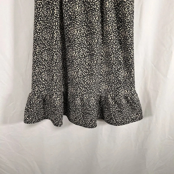 Topshop Mini Dress Women's 2 Leapord Print Sleeveless Stretchy Tie Spaghetti Str - Picture 3 of 9
